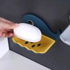 Self-Adhesive Wall Mounted Whale Shape Soap Box Holder